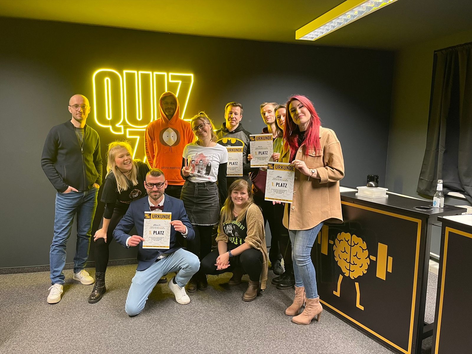 Freizeitaktivität beim Quiz in Nürnberg