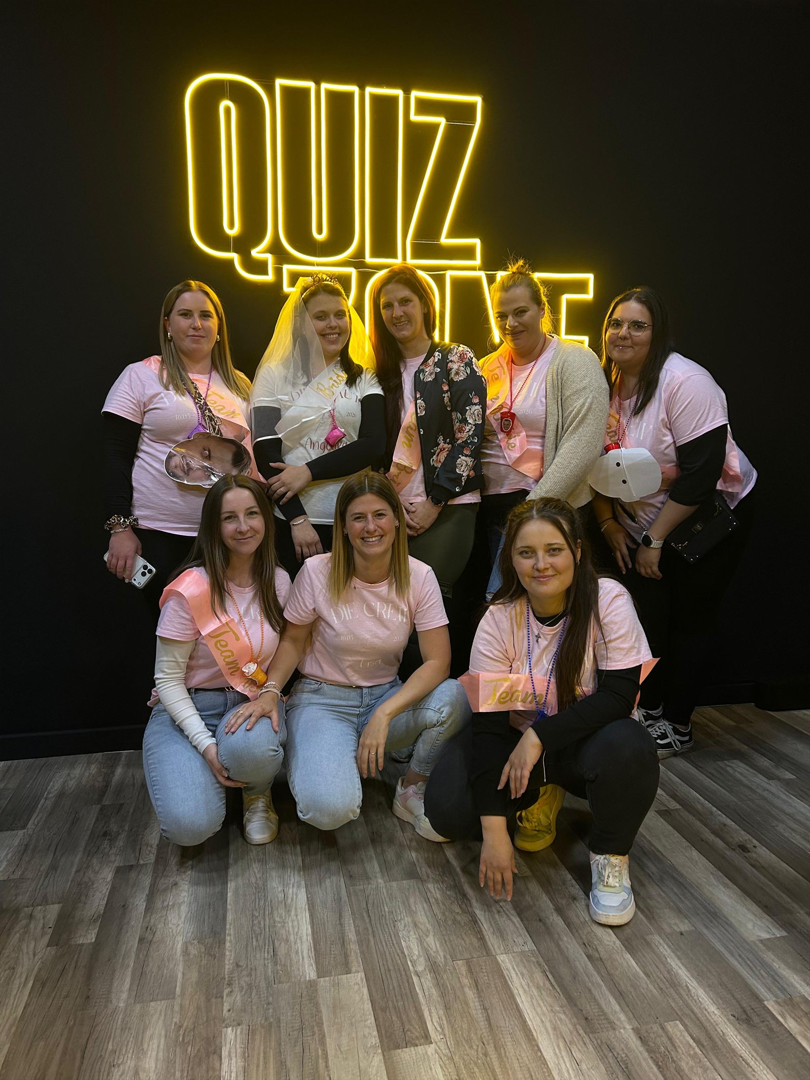 JGA-Gruppe beim Quiz in der QUIZ ZONE Nürnberg
